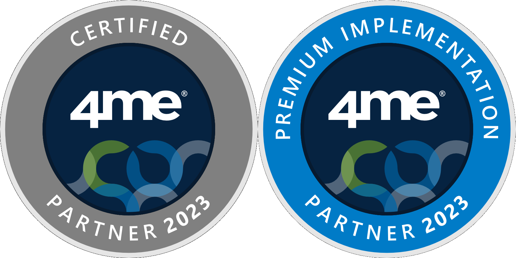 4me - Certified Partner 2023 e Premium Implementation Partner 2023